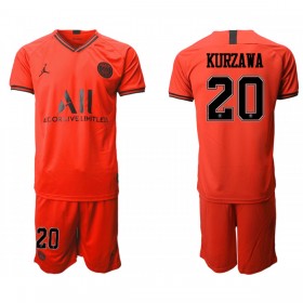 Koszulka Paris Saint-Germain KURZAWA 20 Dziecięcy Wyjazdowe Koszulki Piłkarskie 2019-2020 Krótki Rękaw